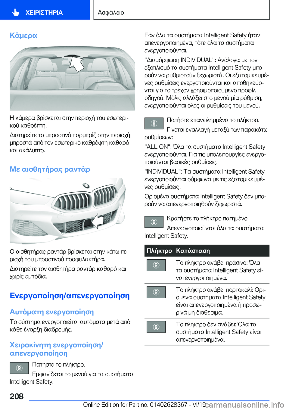 BMW 8 SERIES COUPE 2020  ΟΔΗΓΌΣ ΧΡΉΣΗΣ (in Greek) >n_wds
Z�]n_wds�tdRf]wgs\�fgy`�cwd\bjp�gbh�wflgwd\j
]bp�]szdocgy�.
W\sgydwRgw�gb�_cdbfg\`o�csd_cdRx�fg