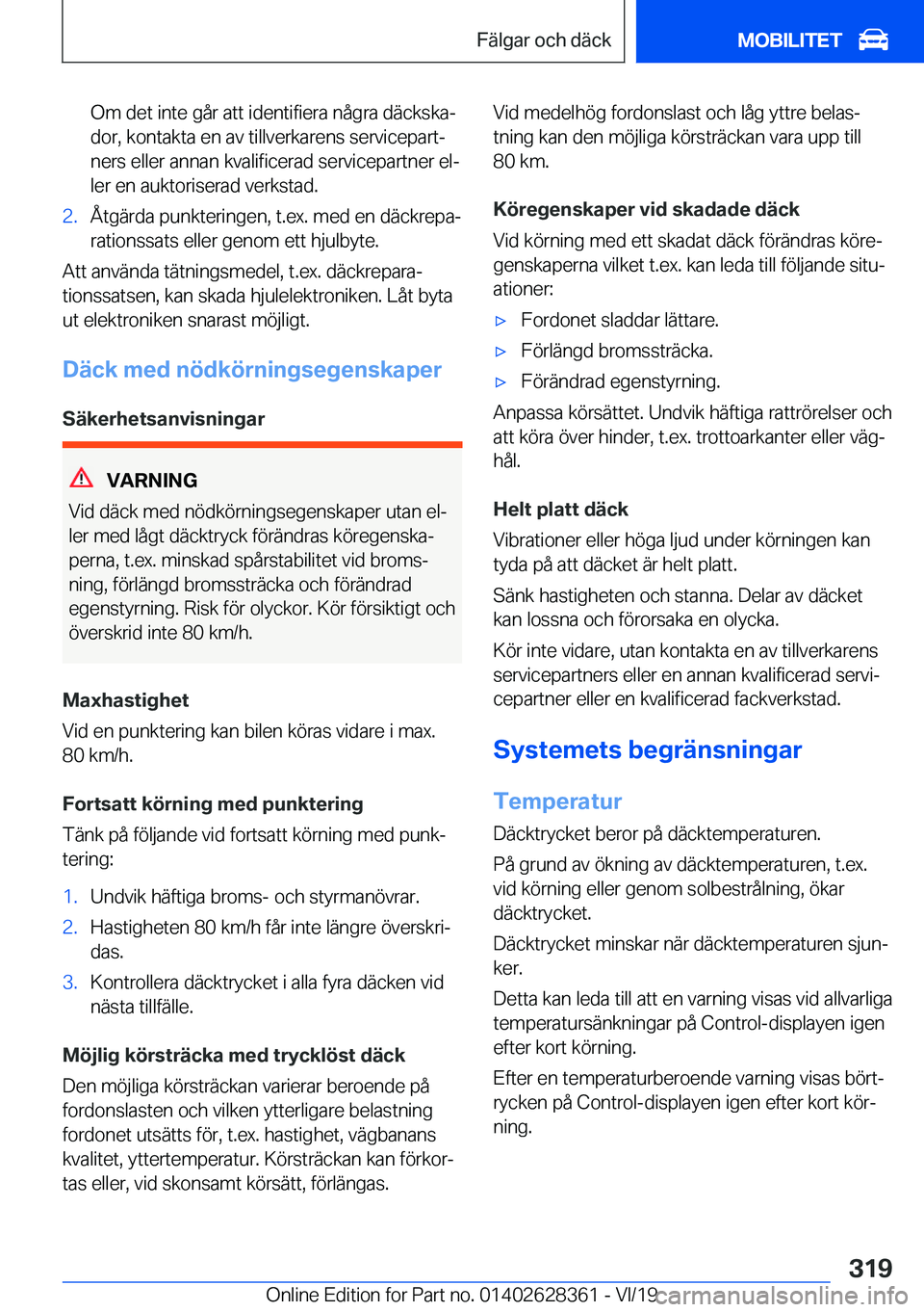 BMW 8 SERIES COUPE 2020  InstruktionsbÖcker (in Swedish) �O�m��d�e�t��i�n�t�e��g�å�r��a�t�t��i�d�e�n�t�i�f�i�e�r�a��n�å�g�r�a��d�ä�c�k�s�k�aj
�d�o�r�,��k�o�n�t�a�k�t�a��e�n��a�v��t�i�l�l�v�e�r�k�a�r�e�n�s��s�e�r�v�i�c�e�p�a�r�tj
�n�e�r�s��