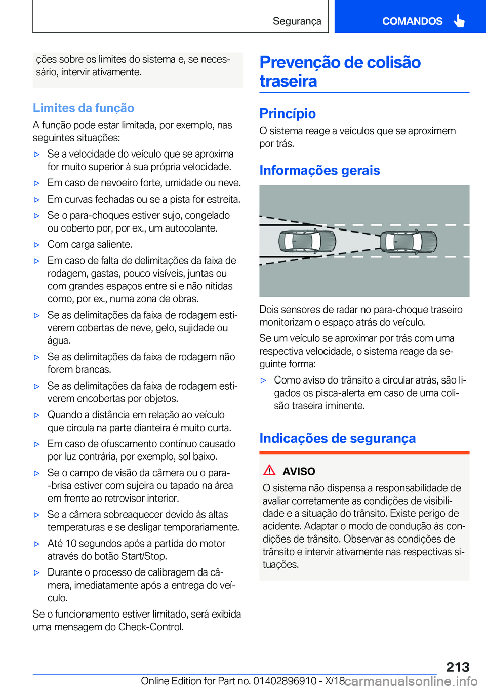 BMW 8 SERIES COUPE 2019  Manual do condutor (in Portuguese) �