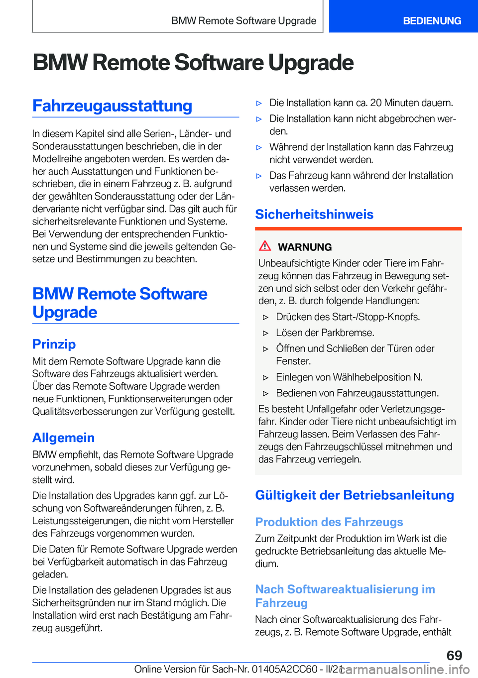 BMW 8 SERIES GRAN COUPE 2022  Betriebsanleitungen (in German) �B�M�W��R�e�m�o�t�e��S�o�f�t�w�a�r�e��U�p�g�r�a�d�e�F�a�h�r�z�e�u�g�a�u�s�s�t�a�t�t�u�n�g
�I�n��d�i�e�s�e�m��K�a�p�i�t�e�l��s�i�n�d��a�l�l�e��S�e�r�i�e�n�-�,��L�