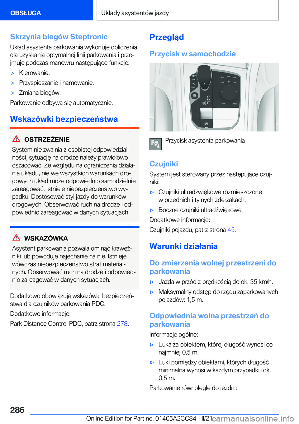 BMW 8 SERIES GRAN COUPE 2022  Instrukcja obsługi (in Polish) �S�k�r�z�y�n�i�a��b�i�e�g�