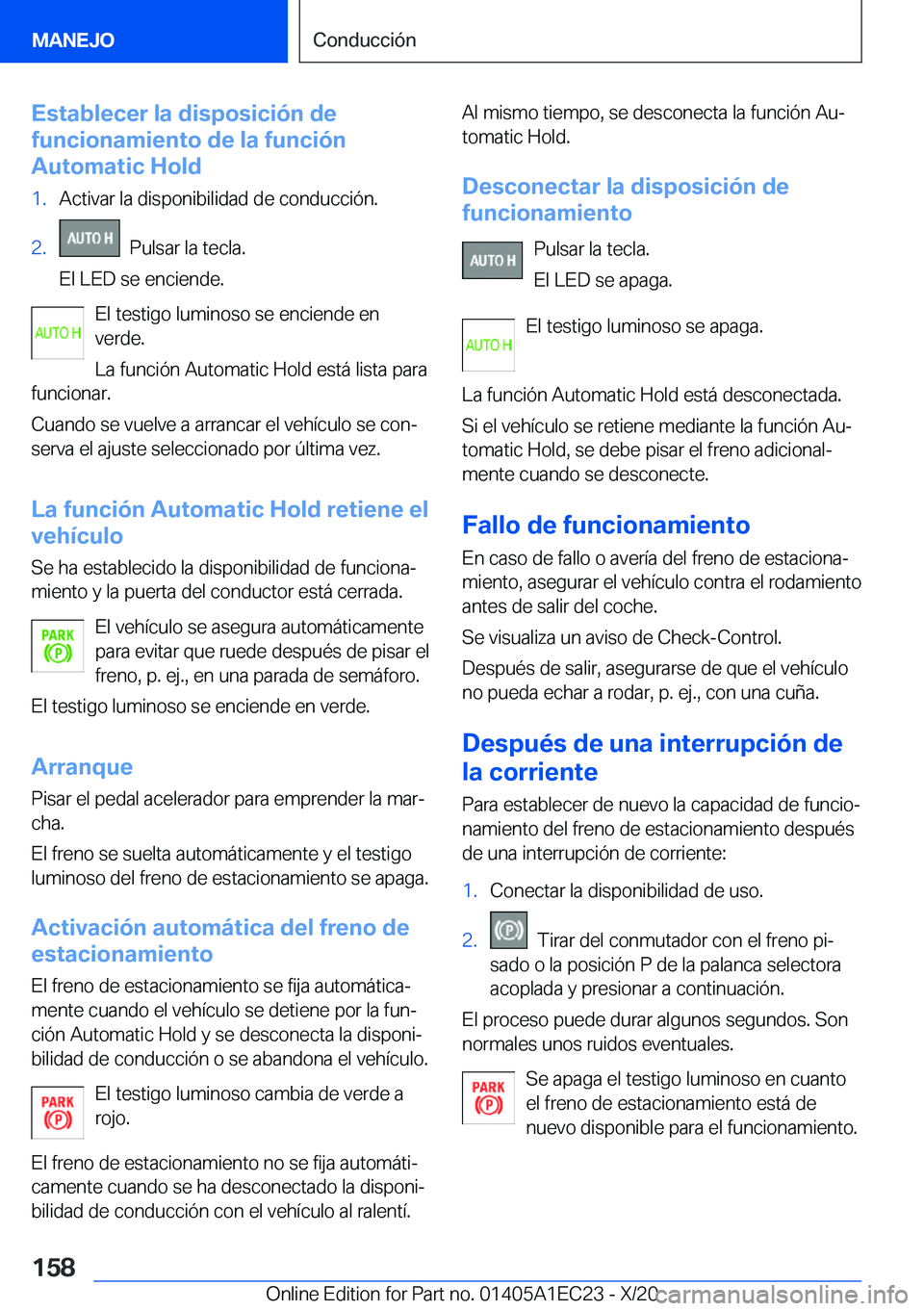 BMW 8 SERIES GRAN COUPE 2021  Manuales de Empleo (in Spanish) �E�s�t�a�b�l�e�c�e�r��l�a��d�i�s�p�o�s�i�c�i�