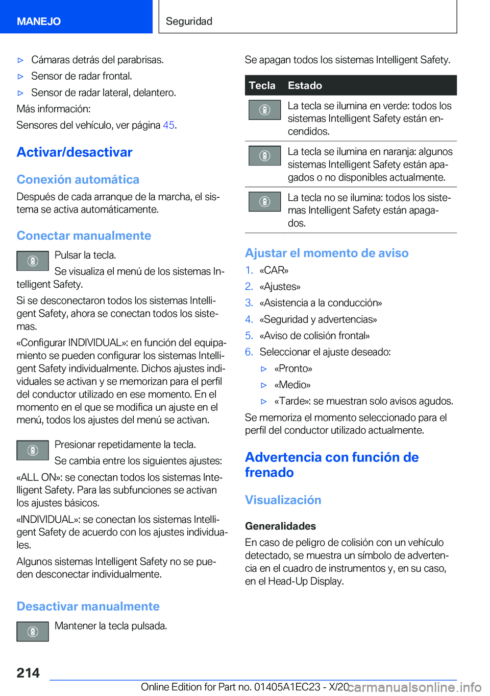 BMW 8 SERIES GRAN COUPE 2021  Manuales de Empleo (in Spanish) x�C�