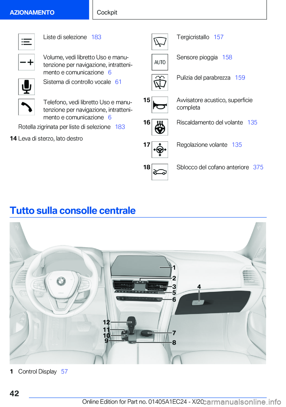 BMW 8 SERIES GRAN COUPE 2021  Libretti Di Uso E manutenzione (in Italian) �L�i�s�t�e��d�i��s�e�l�e�z�i�o�n�e\_�1�8�3�V�o�l�u�m�e�,��v�e�d�i��l�i�b�r�e�t�t�o��U�s�o��e��m�a�n�uª
�t�e�n�z�i�o�n�e��p�e�r��n�a�v�i�g�a�z�i�o�n�e�,��i�n�t�r�a�t�t�e�n�iª
�m�e�n�t�o
