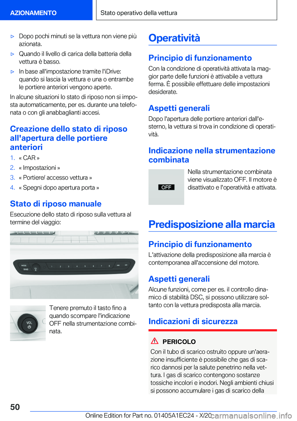 BMW 8 SERIES GRAN COUPE 2021  Libretti Di Uso E manutenzione (in Italian) 'x�D�o�p�o��p�o�c�h�i��m�i�n�u�t�i��s�e��l�a��v�e�t�t�u�r�a��n�o�n��v�i�e�n�e��p�i�
