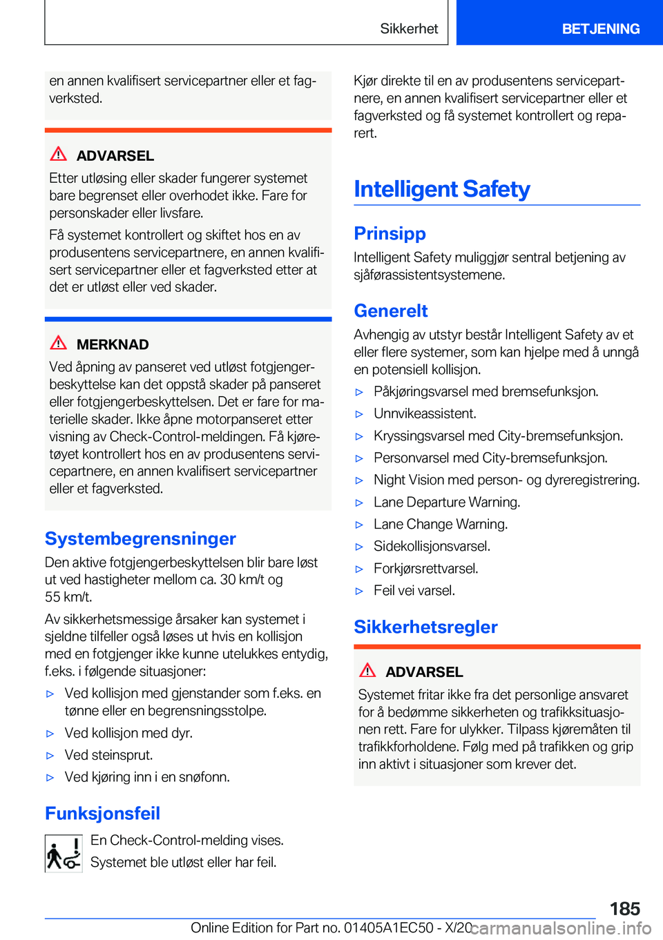 BMW 8 SERIES GRAN COUPE 2021  InstruksjonsbØker (in Norwegian) �e�n��a�n�n�e�n��k�v�a�l�i�f�i�s�e�r�t��s�e�r�v�i�c�e�p�a�r�t�n�e�r��e�l�l�e�r��e�t��f�a�gj
�v�e�r�k�s�t�e�d�.
�A�D�V�A�R�S�E�L
�E�t�t�e�r��u�t�l�