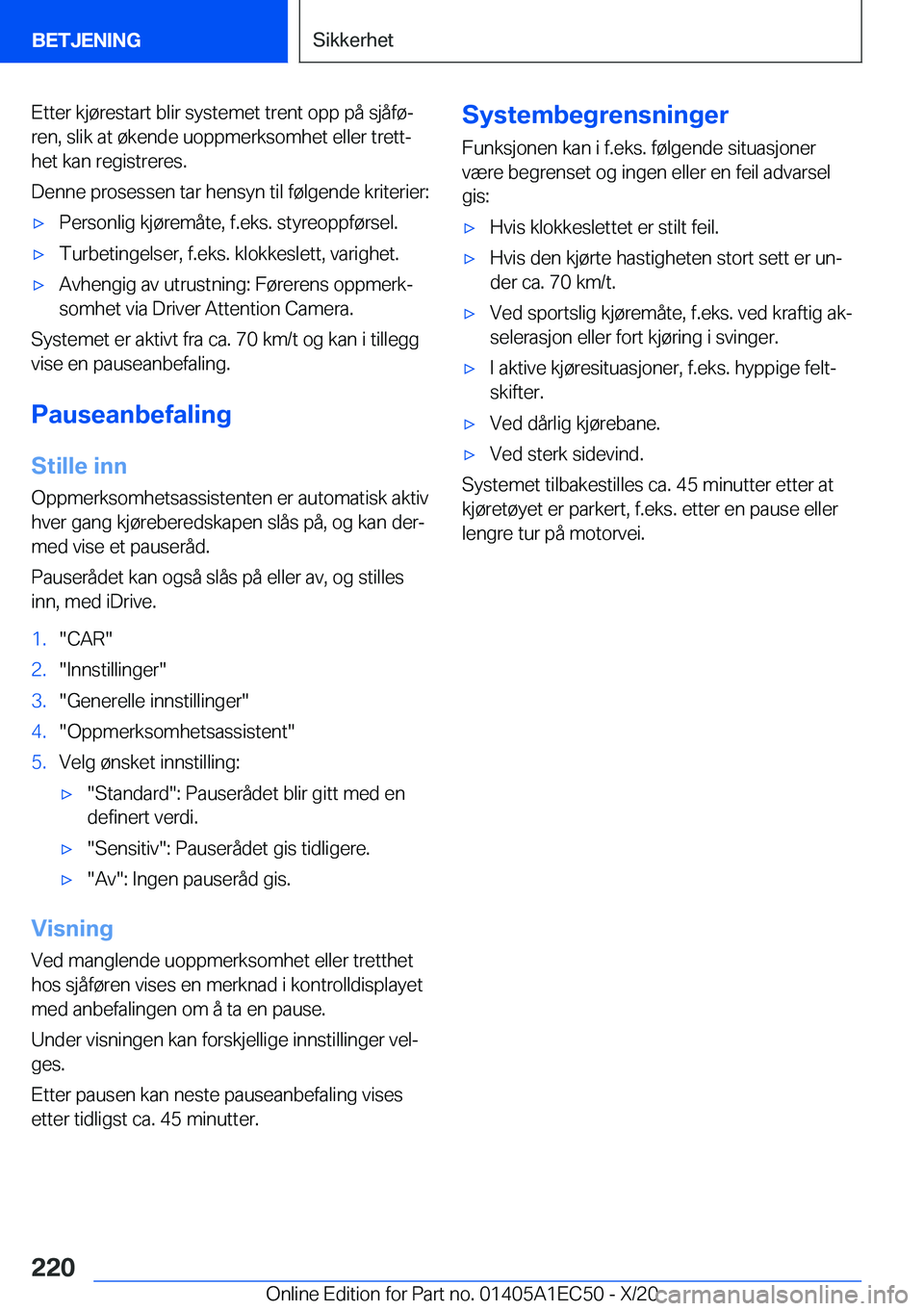 BMW 8 SERIES GRAN COUPE 2021  InstruksjonsbØker (in Norwegian) �E�t�t�e�r��k�j�