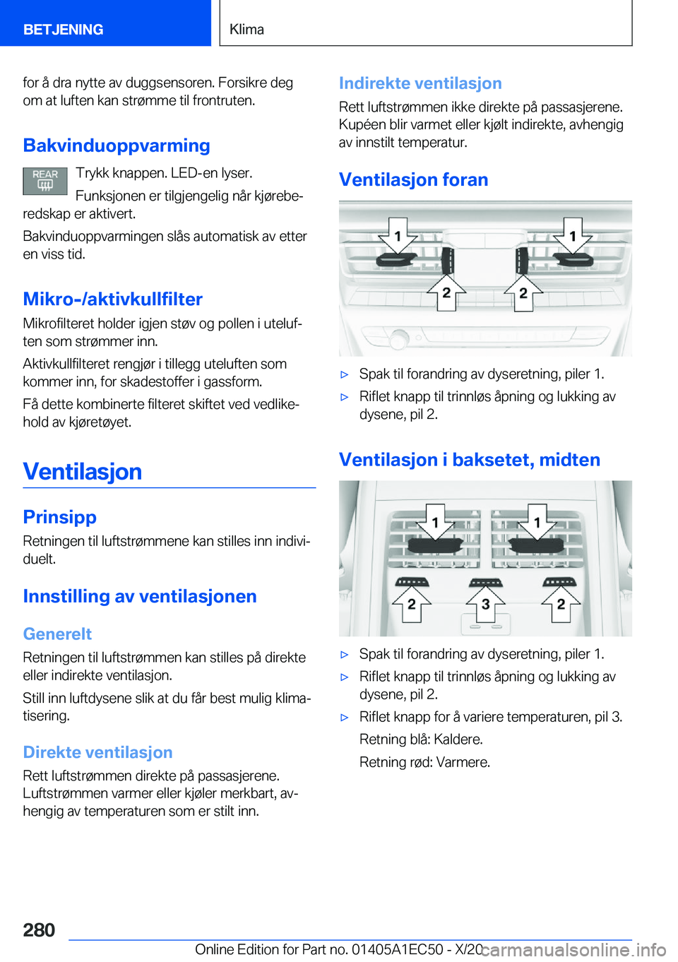 BMW 8 SERIES GRAN COUPE 2021  InstruksjonsbØker (in Norwegian) �f�o�r��å��d�r�a��n�y�t�t�e��a�v��d�u�g�g�s�e�n�s�o�r�e�n�.��F�o�r�s�i�k�r�e��d�e�g�o�m��a�t��l�u�f�t�e�n��k�a�n��s�t�r�