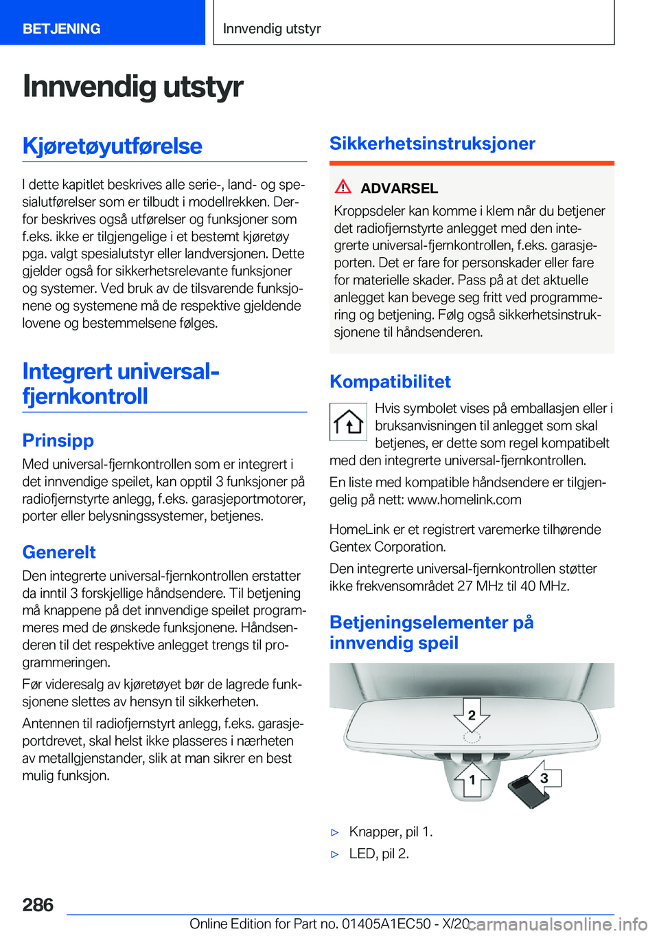 BMW 8 SERIES GRAN COUPE 2021  InstruksjonsbØker (in Norwegian) �I�n�n�v�e�n�d�i�g��u�t�s�t�y�r�K�j�