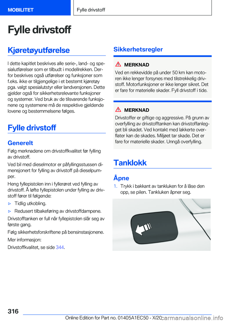 BMW 8 SERIES GRAN COUPE 2021  InstruksjonsbØker (in Norwegian) �F�y�l�l�e��d�r�i�v�s�t�o�f�f�K�j�