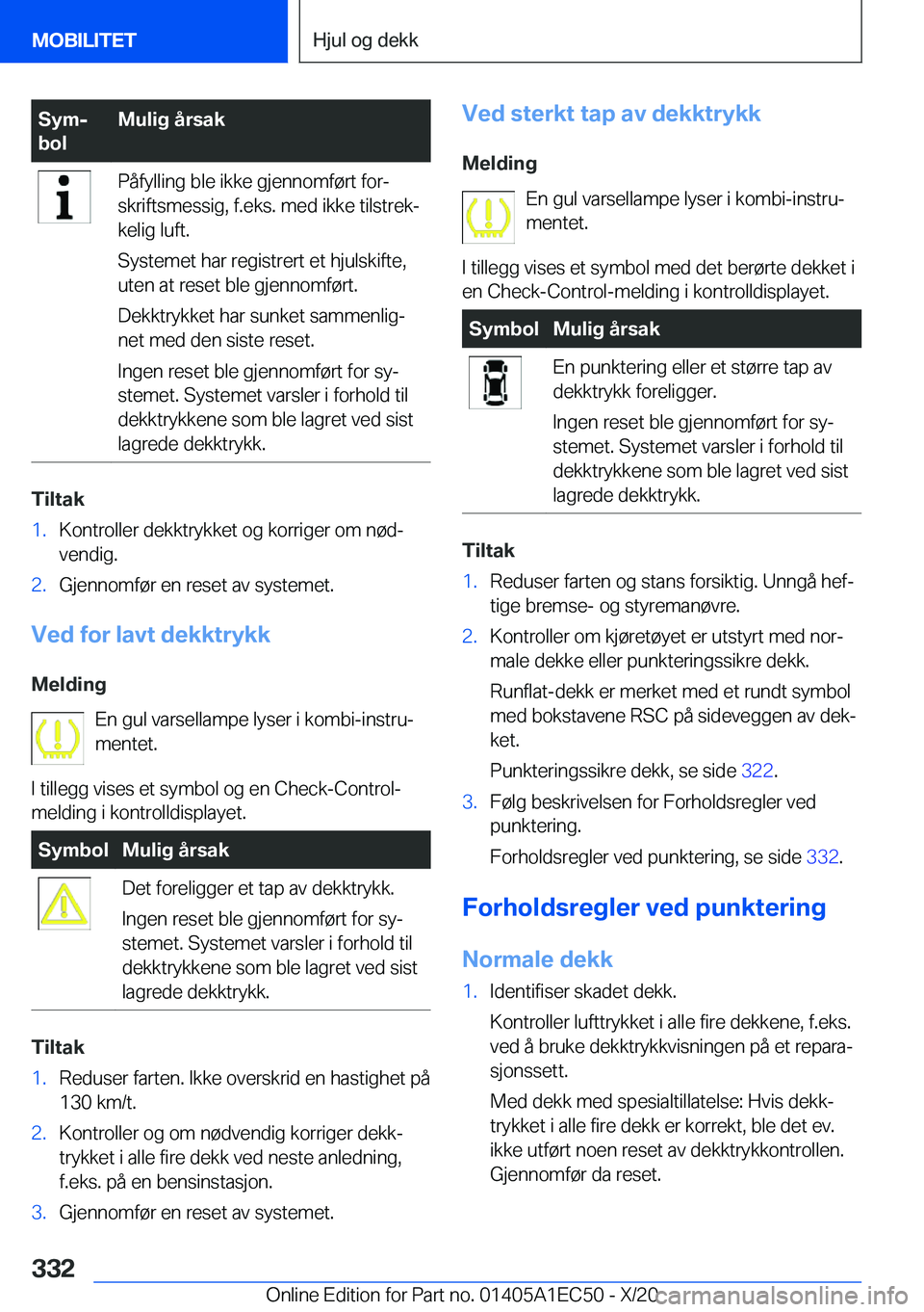BMW 8 SERIES GRAN COUPE 2021  InstruksjonsbØker (in Norwegian) �S�y�mj
�b�o�l�M�u�l�i�g��å�r�s�a�k�P�å�f�y�l�l�i�n�g��b�l�e��i�k�k�e��g�j�e�n�n�o�m�f�