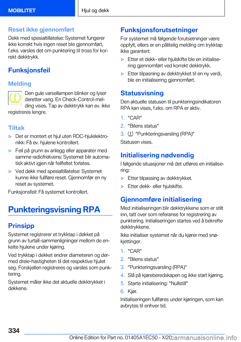 BMW 8 SERIES GRAN COUPE 2021  InstruksjonsbØker (in Norwegian) �R�e�s�e�t��i�k�k�e��g�j�e�n�n�o�m�f�