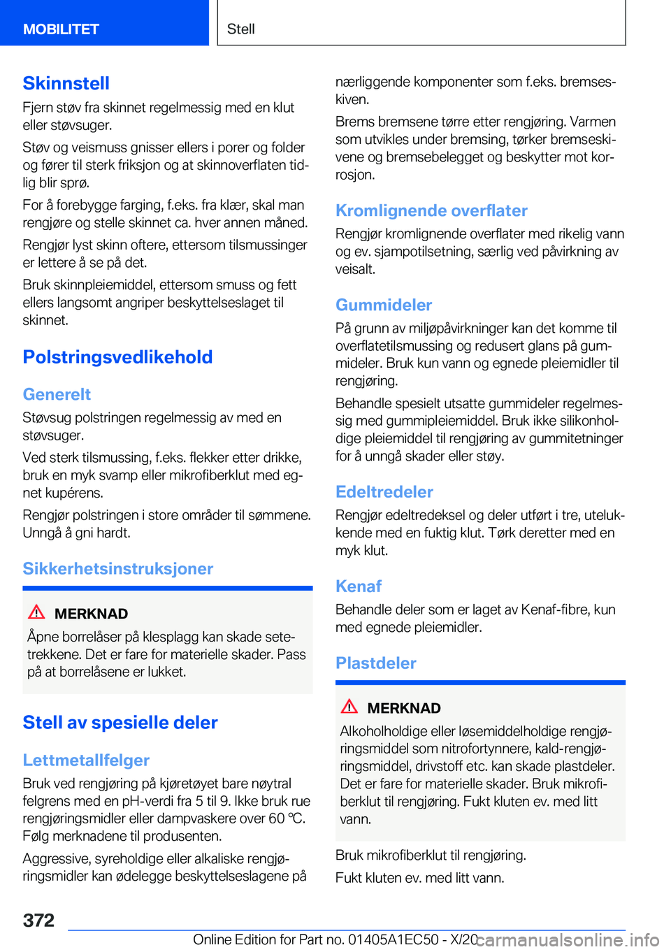 BMW 8 SERIES GRAN COUPE 2021  InstruksjonsbØker (in Norwegian) �S�k�i�n�n�s�t�e�l�l
�F�j�e�r�n��s�t�