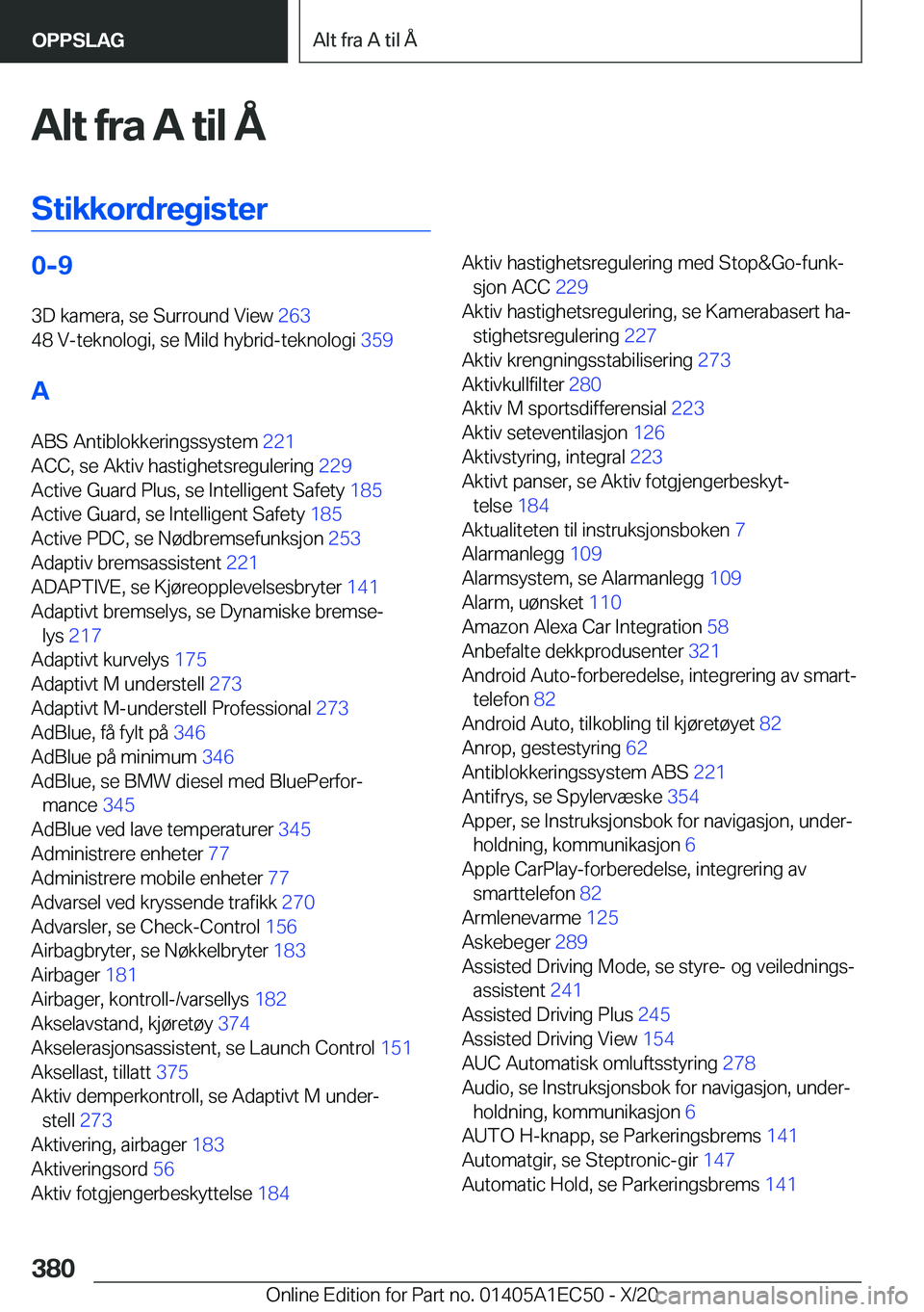 BMW 8 SERIES GRAN COUPE 2021  InstruksjonsbØker (in Norwegian) �A�l�t��f�r�a��A��t�i�l��