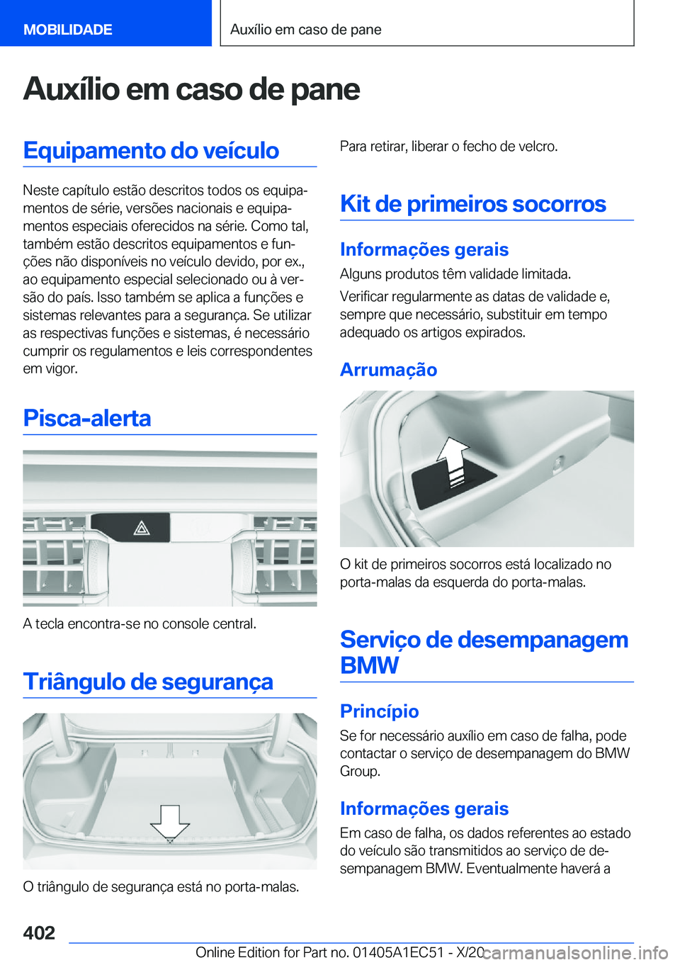 BMW 8 SERIES GRAN COUPE 2021  Manual do condutor (in Portuguese) �A�u�x�