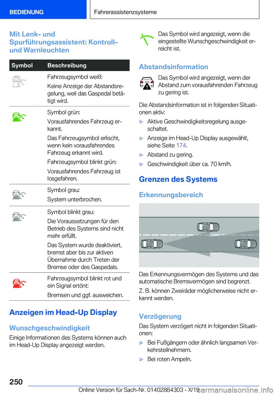 BMW 8 SERIES GRAN COUPE 2020  Betriebsanleitungen (in German) �M�i�t��L�e�n�k�-��u�n�d
�S�p�u�r�f�