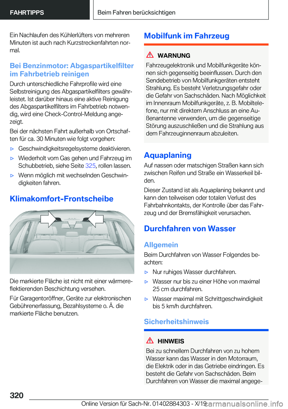 BMW 8 SERIES GRAN COUPE 2020  Betriebsanleitungen (in German) �E�i�n��N�a�c�h�l�a�u�f�e�n��d�e�s��K�
