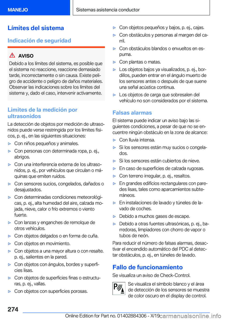 BMW 8 SERIES GRAN COUPE 2020  Manuales de Empleo (in Spanish) �L�