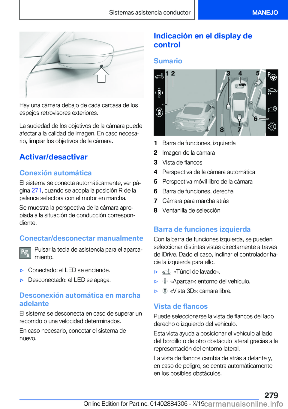BMW 8 SERIES GRAN COUPE 2020  Manuales de Empleo (in Spanish) �H�a�y��u�n�a��c�