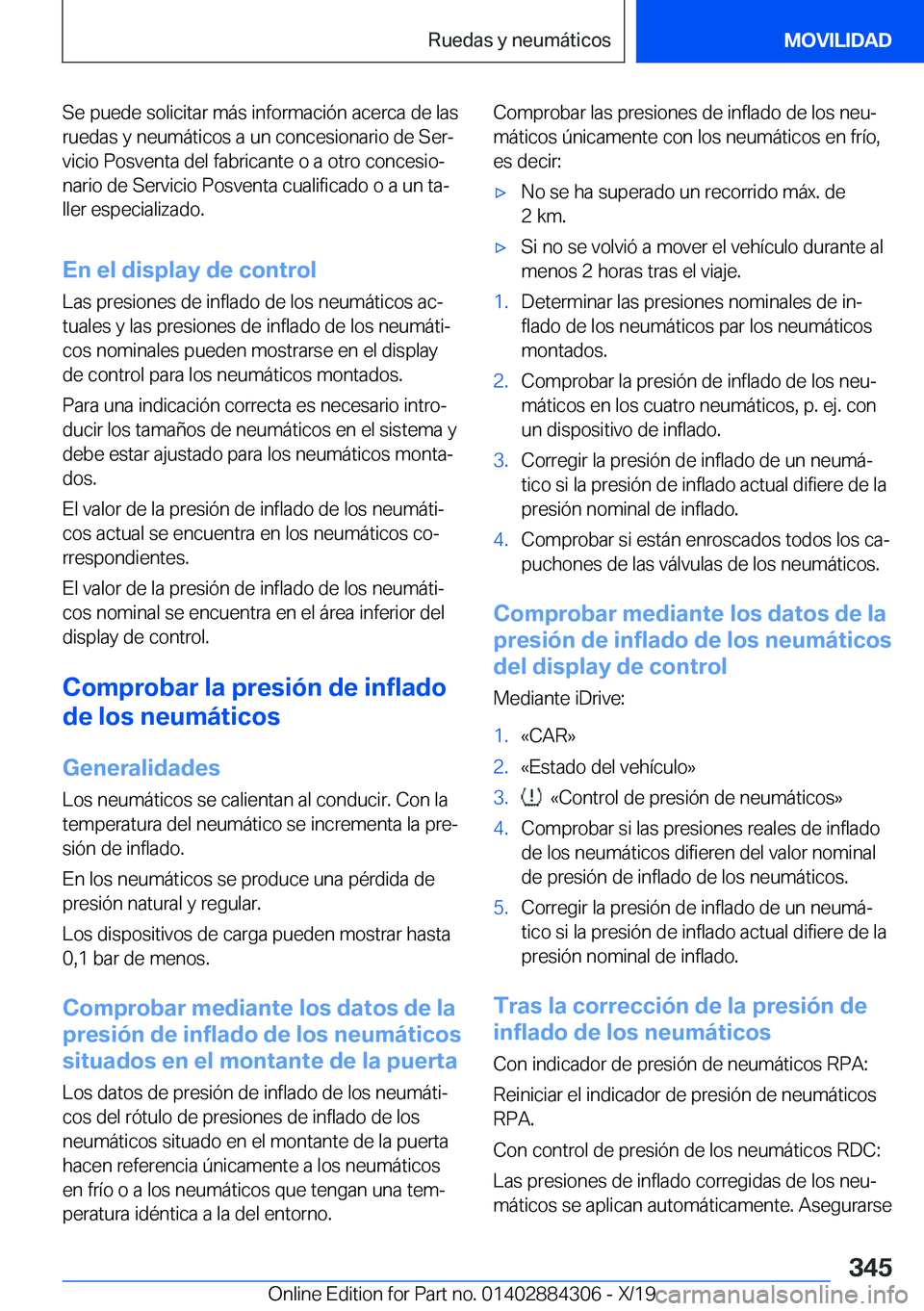 BMW 8 SERIES GRAN COUPE 2020  Manuales de Empleo (in Spanish) �S�e��p�u�e�d�e��s�o�l�i�c�i�t�a�r��m�