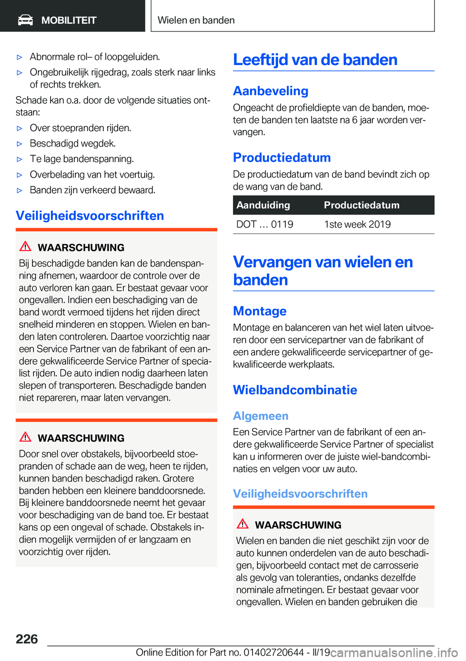 BMW M2 2020  Instructieboekjes (in Dutch) 'x�A�b�n�o�r�m�a�l�e��r�o�lm��o�f��l�o�o�p�g�e�l�u�i�d�e�n�.'x�O�n�g�e�b�r�u�i�k�e�l�i�j�k��r�i�j�g�e�d�r�a�g�,��z�o�a�l�s��s�t�e�r�k��n�a�a�r��l�i�n�k�s
�o�f��r�e�c�h�t�s��t�r�e�k�