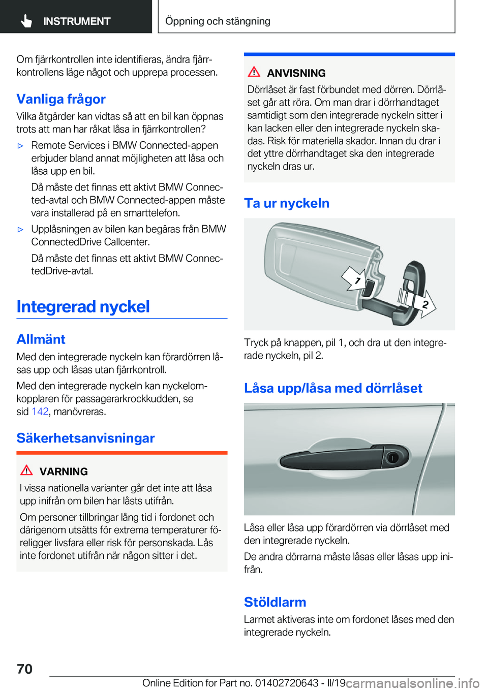BMW M2 2020  InstruktionsbÖcker (in Swedish) �O�m��f�j�ä�r�r�k�o�n�t�r�o�l�l�e�n��i�n�t�e��i�d�e�n�t�i�f�i�e�r�a�s�,��ä�n�d�r�a��f�j�ä�r�rj�k�o�n�t�r�o�l�l�e�n�s��l�ä�g�e��n�å�g�o�t��o�c�h��u�p�p�r�e�p�a��p�r�o�c�e�s�s�e�n�.
�V�a