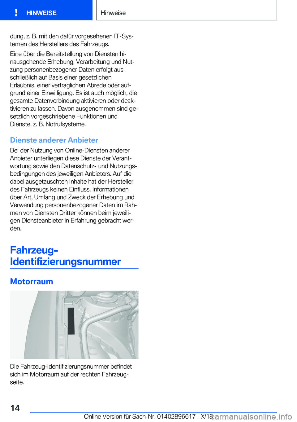 BMW M2 2019  Betriebsanleitungen (in German) �d�u�n�g�,��z�.��B�.��m�i�t��d�e�n��d�a�f�