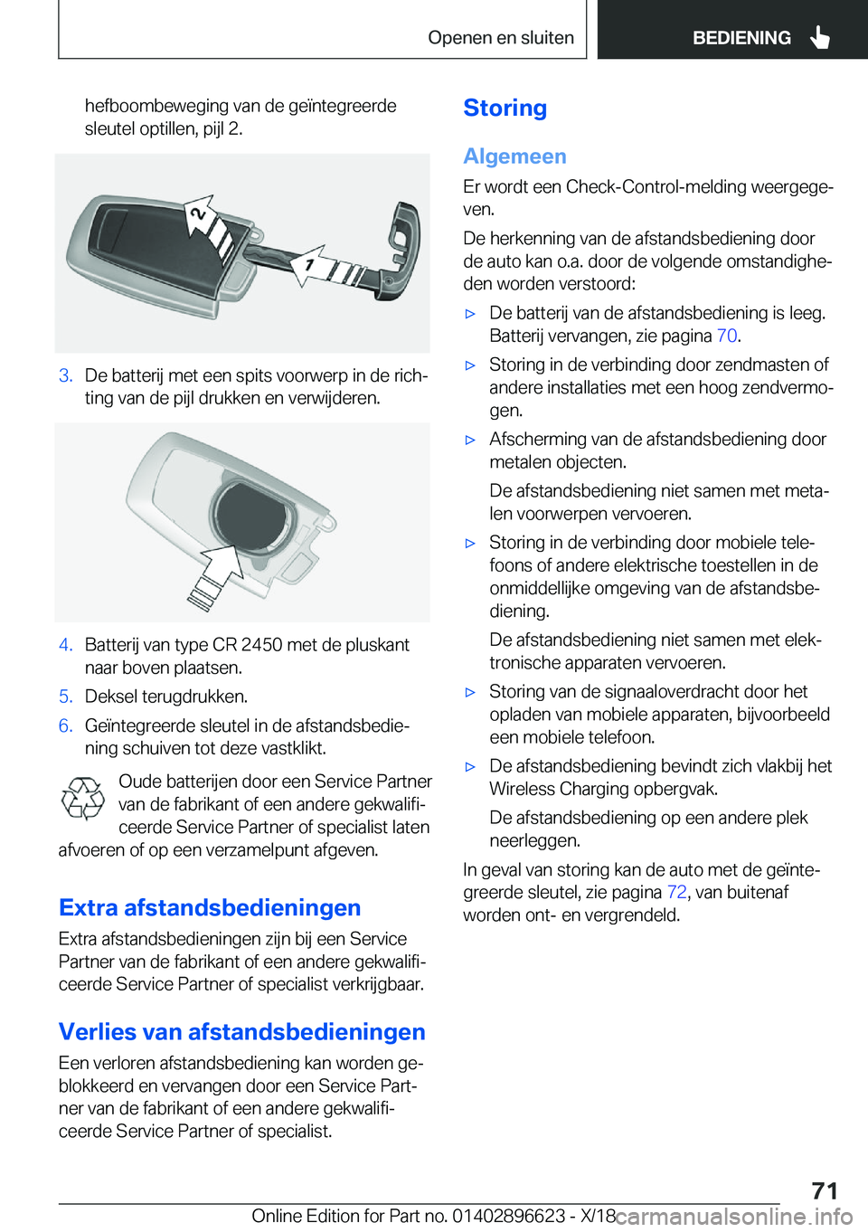 BMW M2 2019  Instructieboekjes (in Dutch) �h�e�f�b�o�o�m�b�e�w�e�g�i�n�g��v�a�n��d�e��g�e�