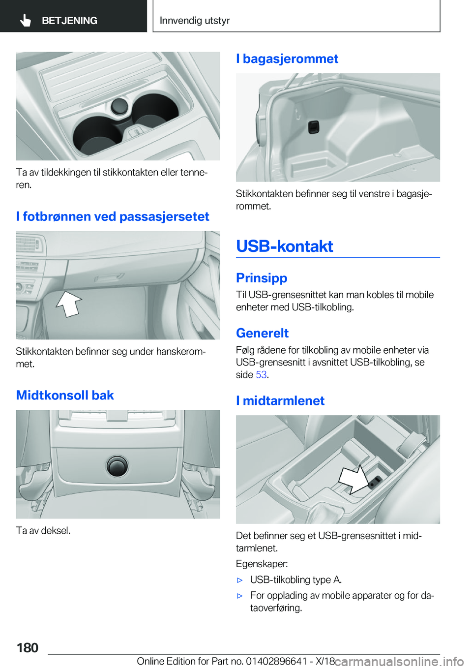 BMW M2 2019  InstruksjonsbØker (in Norwegian) �T�a��a�v��t�i�l�d�e�k�k�i�n�g�e�n��t�i�l��s�t�i�k�k�o�n�t�a�k�t�e�n��e�l�l�e�r��t�e�n�n�ej
�r�e�n�.
�I��f�o�t�b�r�