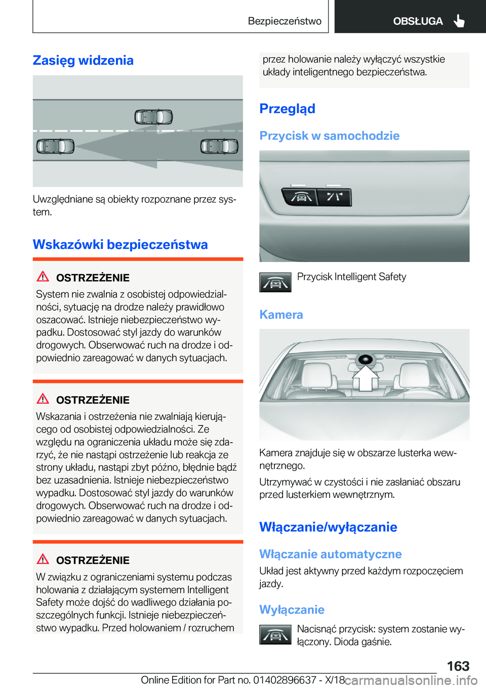 BMW M2 2019  Instrukcja obsługi (in Polish) �Z�a�s�i�