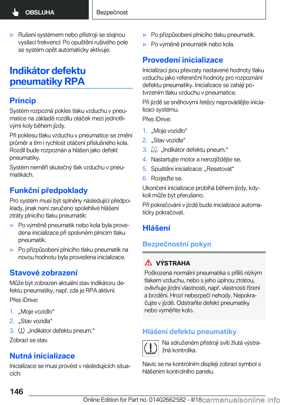 BMW M2 2018  Návod na použití (in Czech) 'x�R�u (�e�n�