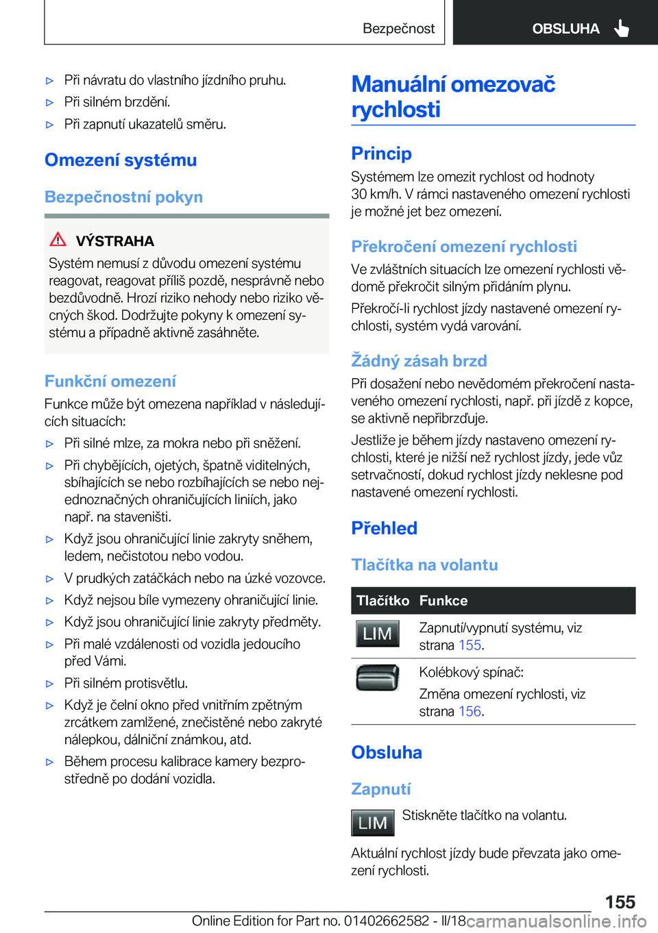 BMW M2 2018  Návod na použití (in Czech) 'x�P �i� �n�