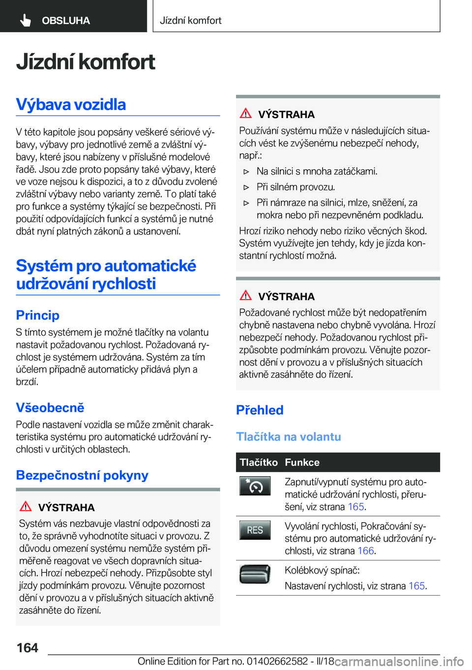 BMW M2 2018  Návod na použití (in Czech) �J�