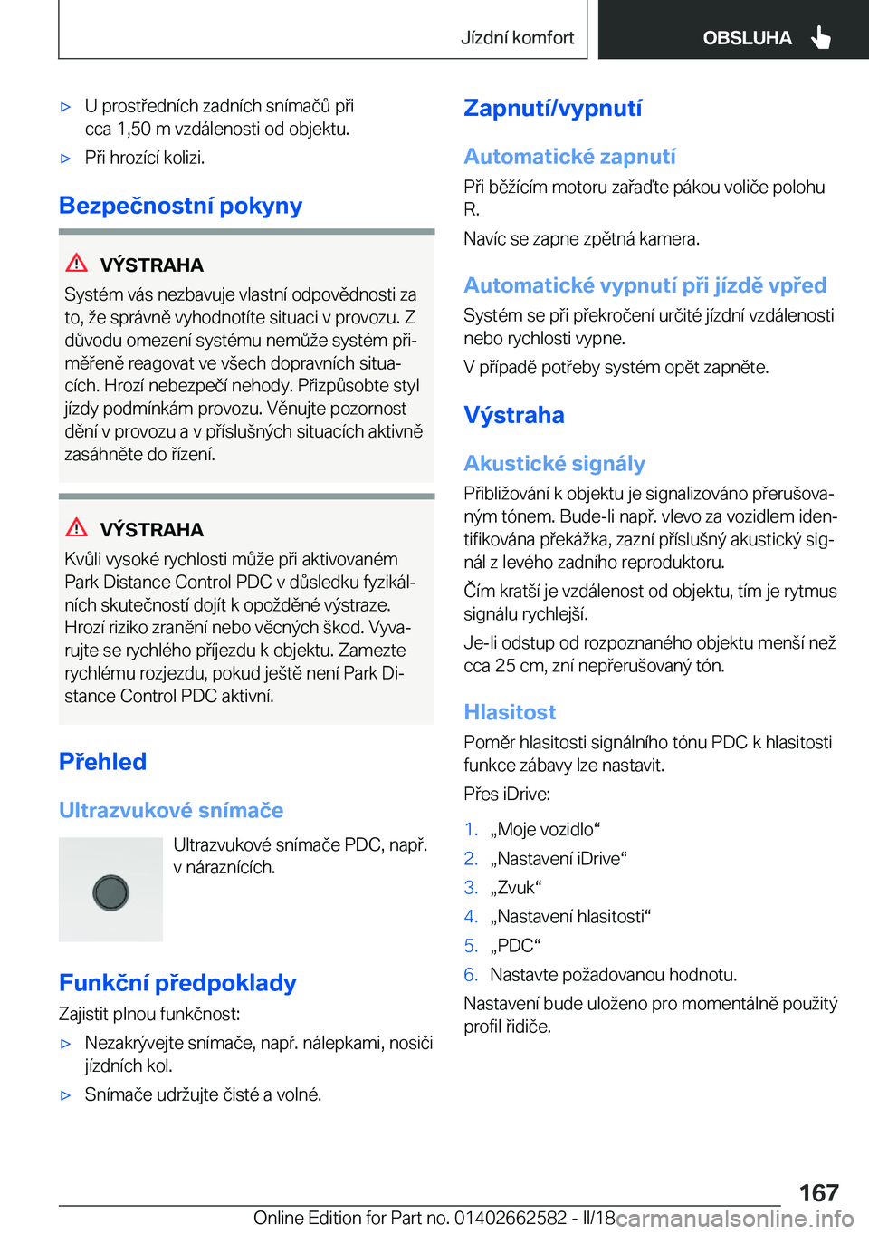 BMW M2 2018  Návod na použití (in Czech) 'x�U� �p�r�o�s�t �e�d�n�