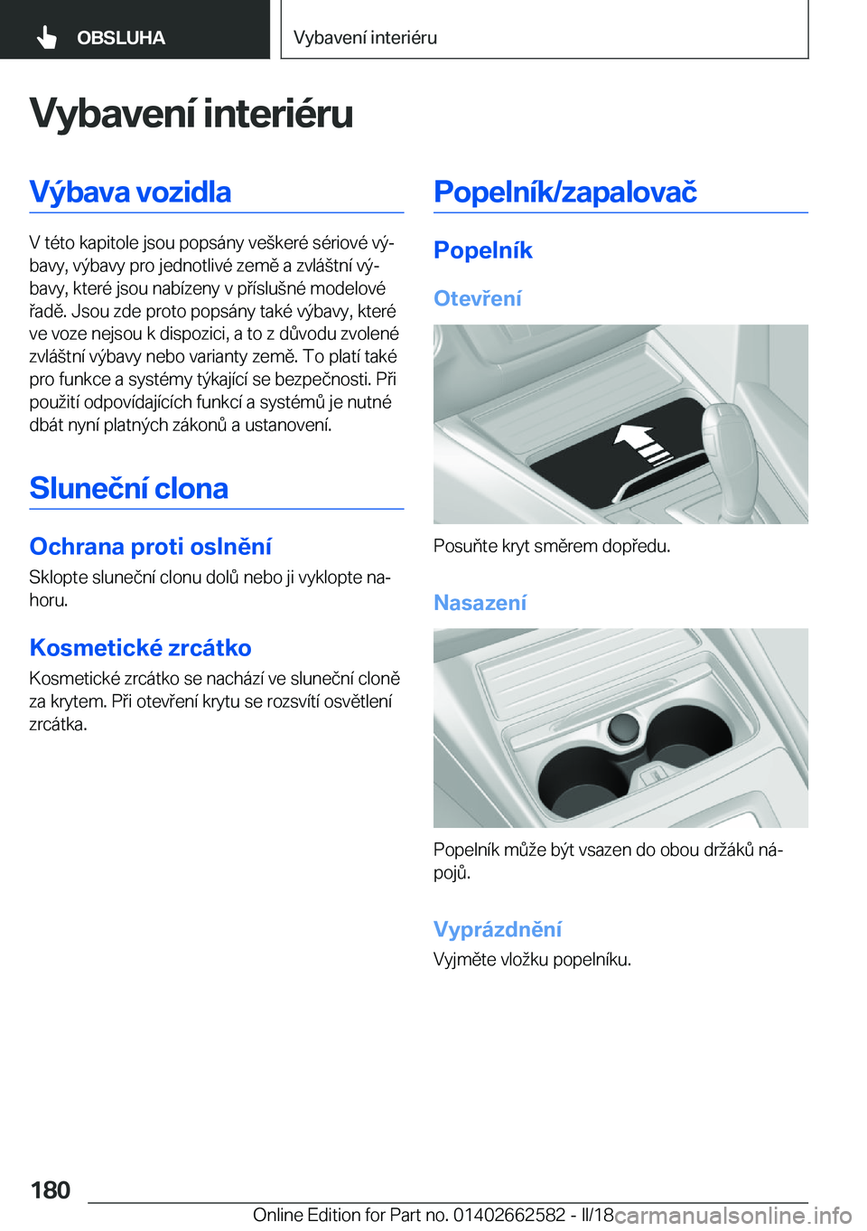 BMW M2 2018  Návod na použití (in Czech) �V�y�b�a�v�e�n�