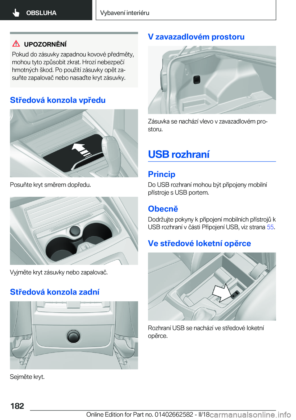 BMW M2 2018  Návod na použití (in Czech) �U�P�O�Z�O�R�N�Ě�N�