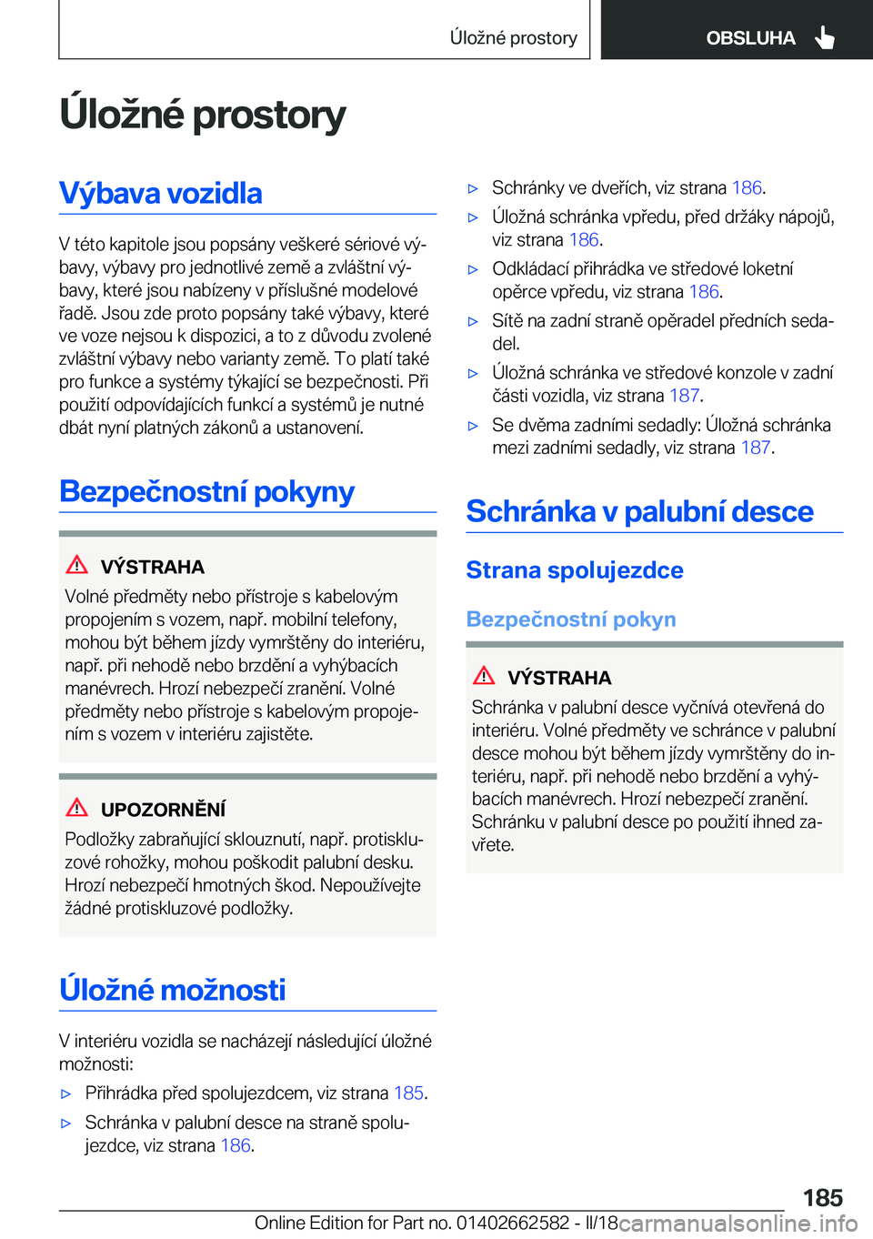 BMW M2 2018  Návod na použití (in Czech) �