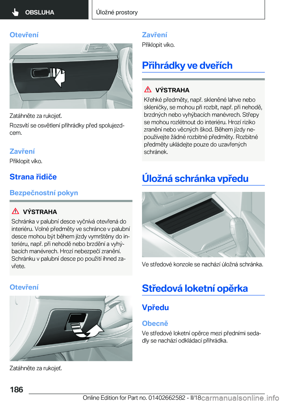 BMW M2 2018  Návod na použití (in Czech) �O�t�e�v�e�n�