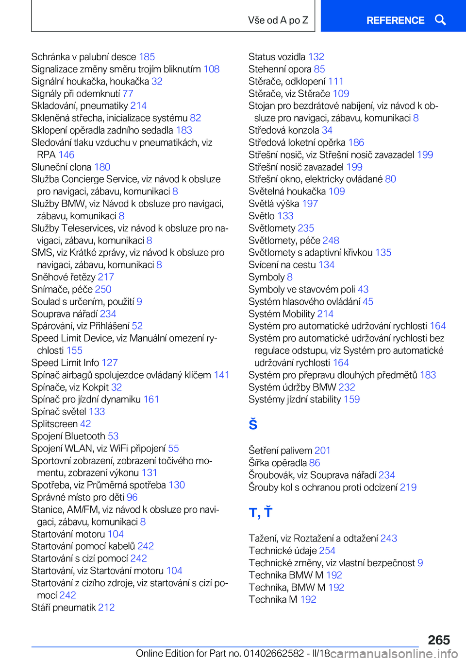 BMW M2 2018  Návod na použití (in Czech) �S�c�h�r�