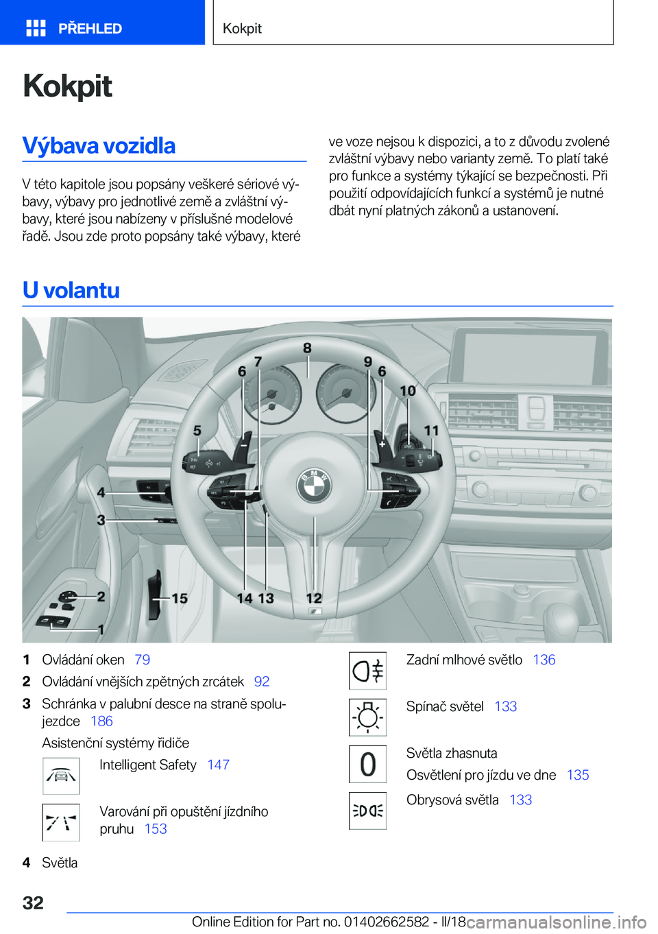 BMW M2 2018  Návod na použití (in Czech) �K�o�k�p�i�t�V�