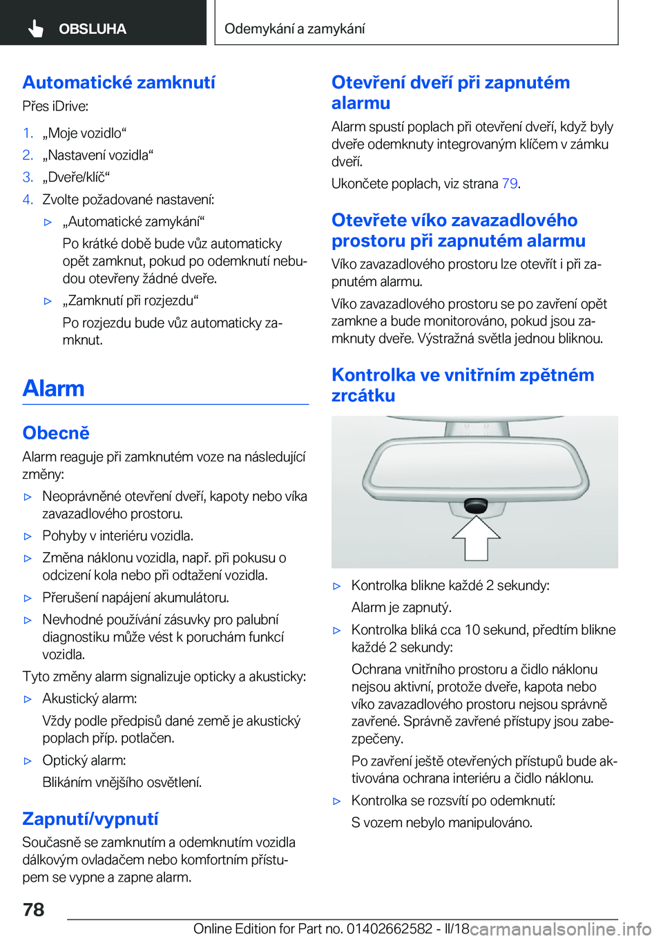 BMW M2 2018  Návod na použití (in Czech) �A�u�t�o�m�a�t�i�c�k�