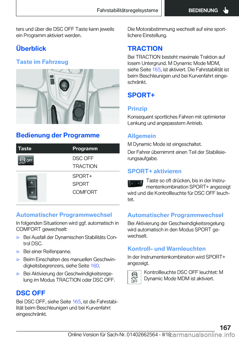 BMW M2 2018  Betriebsanleitungen (in German) �t�e�r�s� �u�n�d� �