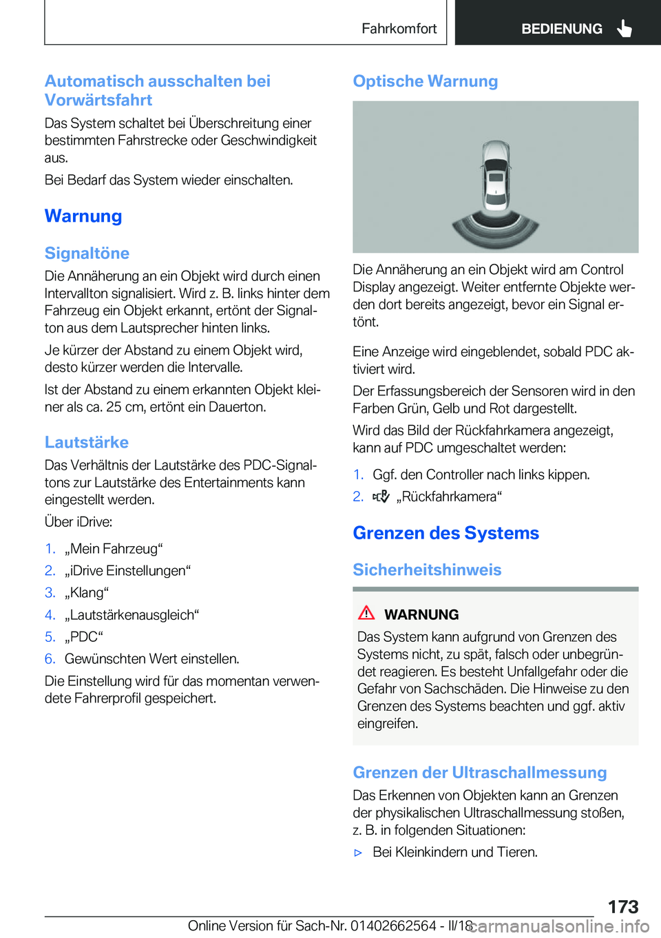BMW M2 2018  Betriebsanleitungen (in German) �A�u�t�o�m�a�t�i�s�c�h��a�u�s�s�c�h�a�l�t�e�n��b�e�i
�V�o�r�w�