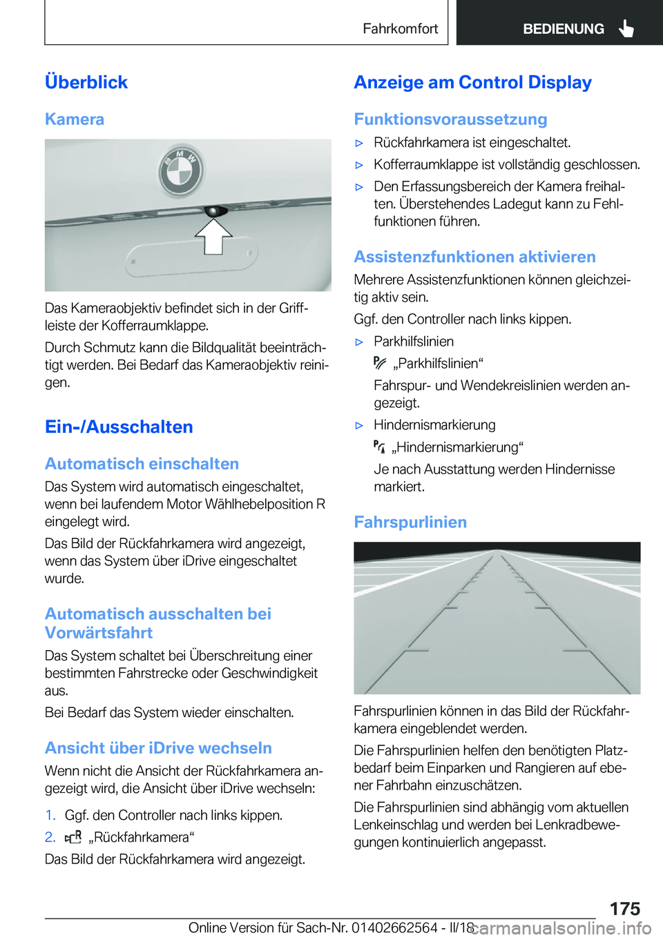 BMW M2 2018  Betriebsanleitungen (in German) �