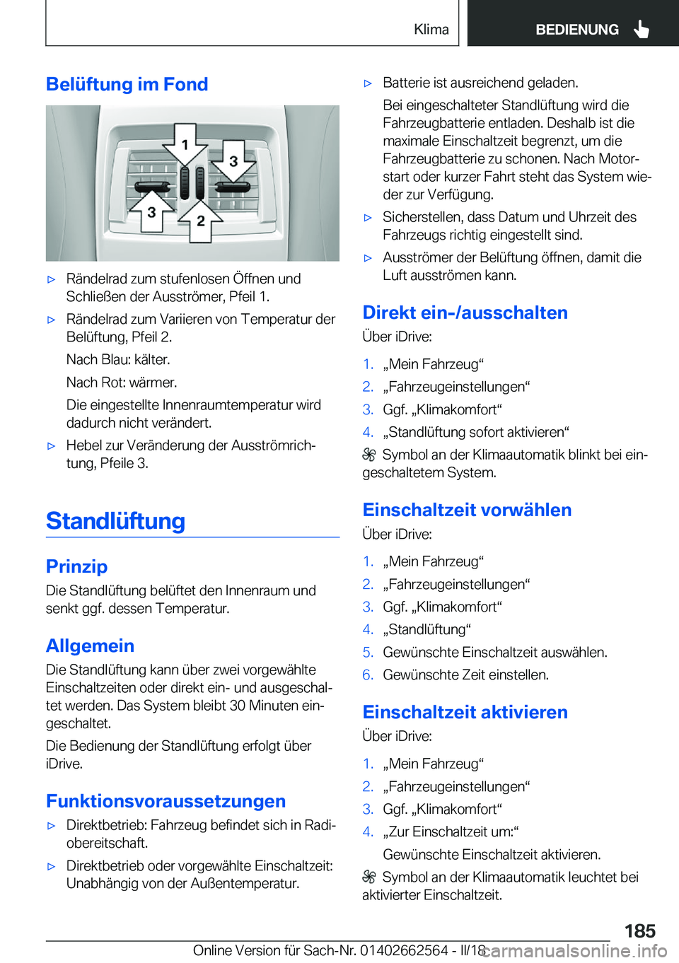 BMW M2 2018  Betriebsanleitungen (in German)  B e l 