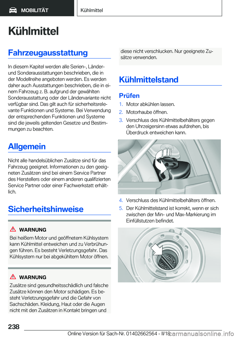 BMW M2 2018  Betriebsanleitungen (in German) �K�