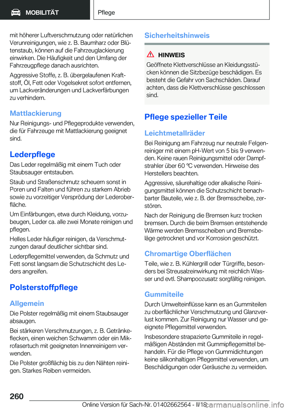 BMW M2 2018  Betriebsanleitungen (in German) �m�i�t� �h�