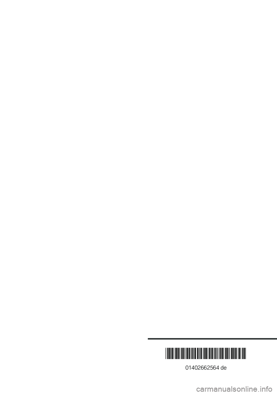 BMW M2 2018  Betriebsanleitungen (in German) ���!��6�6��5�6�4�����0�1�4�0�2�6�6�2�5�6�4� �d�e 