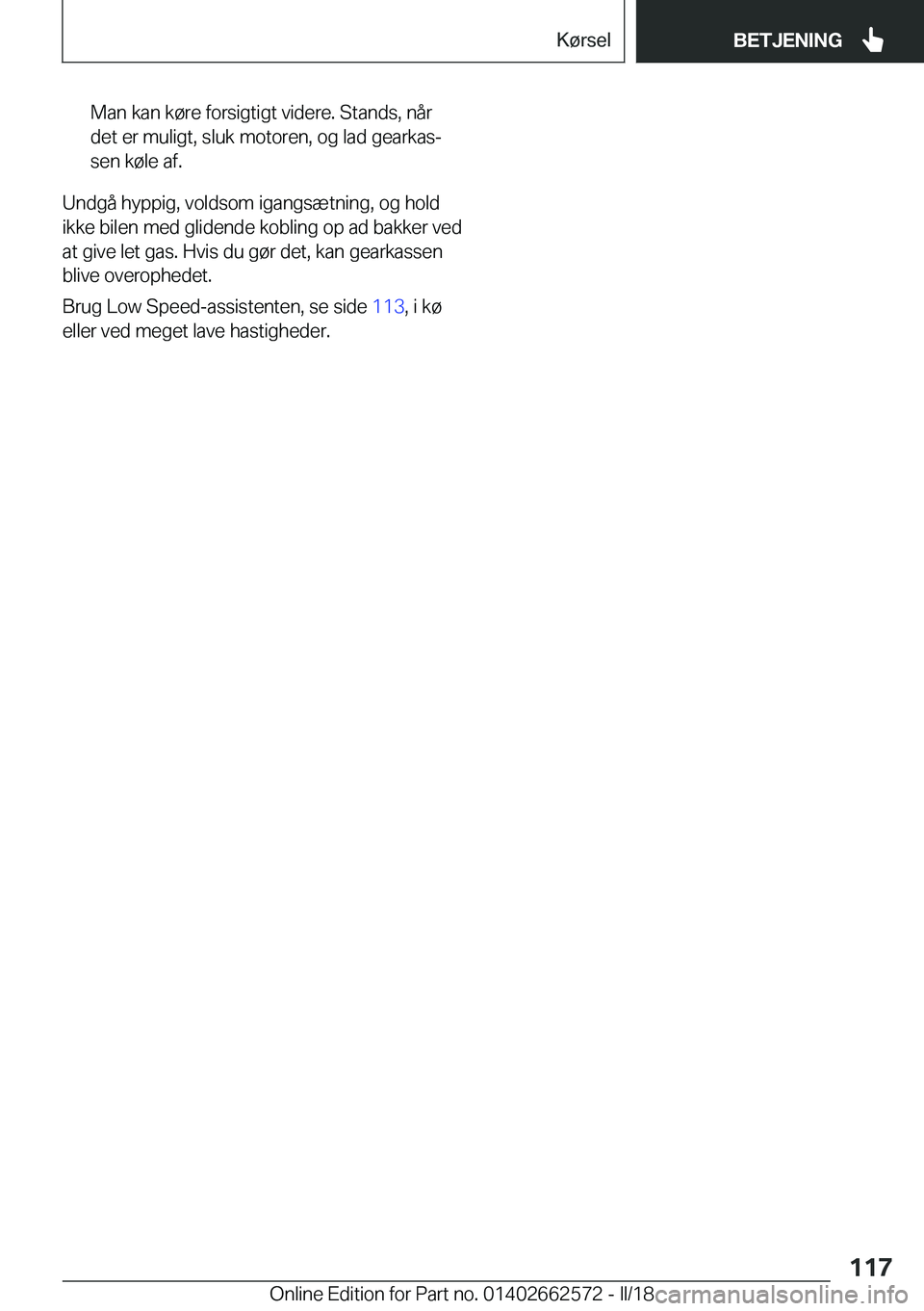 BMW M2 2018  InstruktionsbØger (in Danish) �M�a�n� �k�a�n� �k�