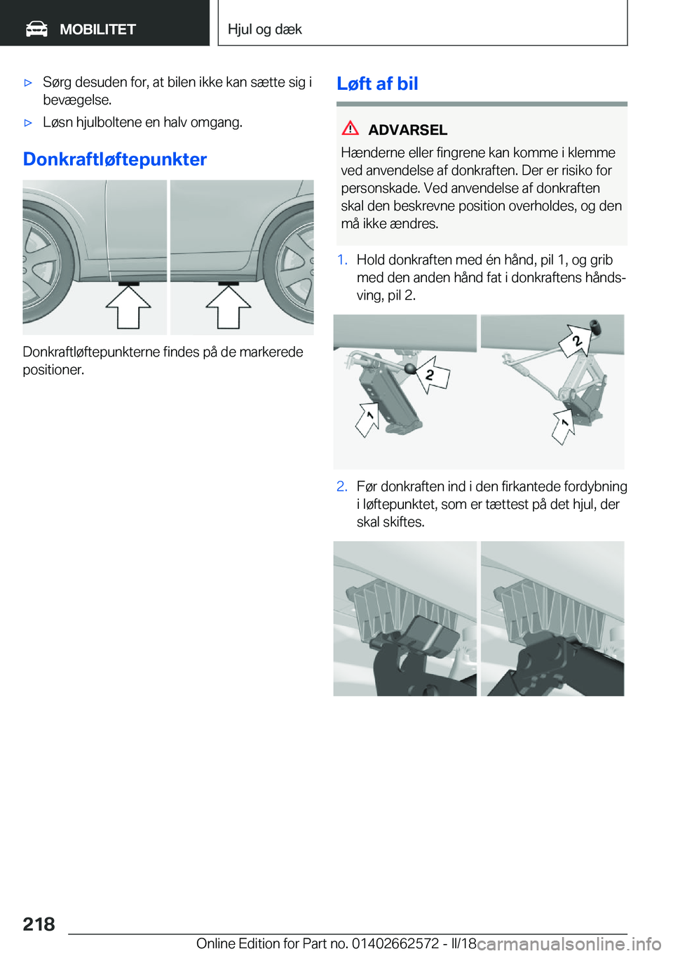 BMW M2 2018  InstruktionsbØger (in Danish) 'x�S�